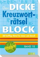 Der dicke Kreuzworträtselblock. Bd.10