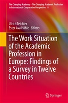 Ava Höhle, Ava Höhle, Ester Ava Höhle, Ulric Teichler, Ulrich Teichler - The Work Situation of the Academic Profession in Europe: Findings of a Survey in Twelve Countries