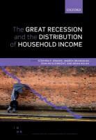 Andrea Brandolini, Stephen P. Jenkins, Stephen P. (Professor of Economic and Soc Jenkins, Stephen P. Brandolini Jenkins, John Micklewright, Andrea Brandolini... - Great Recession and the Distribution of Household Income
