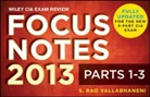 Rao Vallabhaneni, S Rao Vallabhaneni, S. Rao Vallabhaneni, VALLABHANENI S RAO - Wiley Cia Exam Review Focus Notes