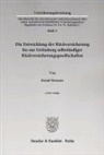 Bernd Mossner - Die Entwicklung der Rückversicherung bis zur Gründung selbständiger Rückversicherungsgesellschaften