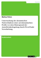 Markus Peters - Untersuchung des dynamischen Nickverhaltens eines aerodynamischen Profils vor dem Hintergrund der Anstellwinkelregelung durch Pivot-Punkt Verschiebung