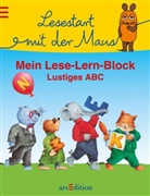 Eva Aichert, Marlit Peikert - Lesestart mit der Maus - Mein Lese-Lern-Block Lustiges ABC