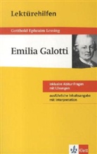 Gotthold E. Lessing, Gotthold Ephraim Lessing - Lektürehilfen Gotthold E. Lessing "Emilia Galotti"