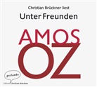 Amos Oz, Christian Brückner - Unter Freunden, 4 Audio-CDs (Audiolibro)