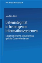 Joachim Klein - Datenintegrität in heterogenen Informationssystemen