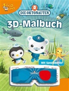 Die Oktonauten - 3D-Malbuch, m. 3D-Brille