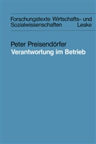 Peter Preisendörfer - Verantwortung im Betrieb