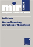 Joachim Scholz - Wert und Bewertung internationaler Akquisitionen