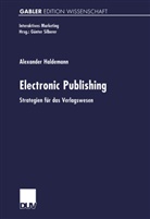 Alexander Haldemann - Electronic Publishing