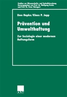 Uw Hapke, Uwe Hapke, Klaus P. Japp, Klaus-Peter Japp - Prävention und Umwelthaftung