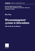 Oliver Klosa - Wissensmanagementsysteme in Unternehmen