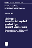 Remmert A Stock, Remmert A. Stock - Erhaltung der finanziellen Leistungskraft gemeinnütziger Nonprofit-Organisationen