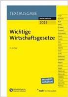 Wichtige Wirtschaftsgesetze 2013