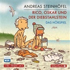 Andreas Steinhöfel, Anatol Aljinovic, Jule Böwe, Winnie Böwe, diverse, diverse... - Rico, Oskar und der Diebstahlstein - Das Hörspiel, 2 Audio-CD (Audio book)