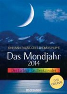 Johanna Paungger, Johanna Paungger-Poppe, Thomas Poppe - Das Mondjahr, Der farbige Taschenkalender 2014