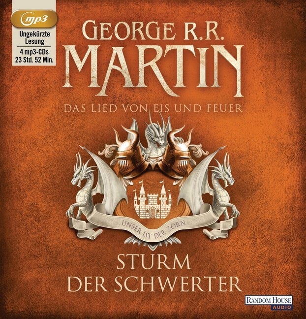 George R R Martin, George R. R. Martin, Reinhard Kuhnert - Das Lied von Eis und Feuer - Sturm der Schwerter, 4 Audio-CD, 4 MP3 (Audio book) - Sturm der Schwerter