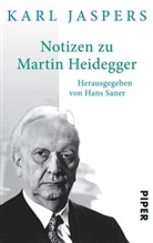 Karl Jaspers, Han Saner, Hans Saner - Notizen zu Martin Heidegger
