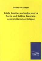Gustav von Loeper, Gustav von Loeper - Briefe Goethes an Sophie von La Roche und Bettina Brentano
