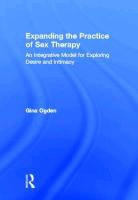 Gina Ogden, Gina (Private Practice Ogden, Ogden Gina - Expanding the Practice of Sex Therapy