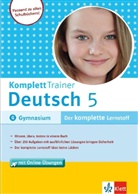 Gig, Sieberns - KomplettTrainer Deutsch, 5. Schuljahr Gymnasium