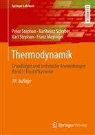Franz Mayinger, Karlhein Schaber, Karlheinz Schaber, Karl Stephan, Karl u Stephan, Pete Stephan... - Thermodynamik - 1: Einstoffsysteme