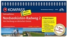 Bernhard Pollmann - KOMPASS Fahrradführer Nordseeküsten-Radweg 2 - Von Hamburg zur dänischen Grenze. Tl.2