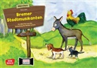 Brüder Grimm, Jacob Grimm, Wilhelm Grimm, Petra Lefin - Die Bremer Stadtmusikanten. Kamishibai Bildkartenset