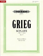 Edvard Grieg, Edvard Hagerup Grieg, Finn Benestad - Sonate Nr. 3 c-Moll op.45, für Violine und Klavier