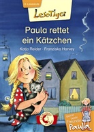 Katja Reider, Franziska Harvey, Loewe Erstlesebücher - Lesetiger - Meine beste Freundin Paula: Paula rettet ein Kätzchen