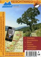 Alpenwelt Luftbildpanorama & Wanderkarte Keschtnweg