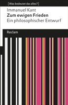 Immanuel Kant, Rudol Malter, Rudolf Malter - Zum ewigen Frieden