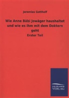 Jeremias Gotthelf - Wie Anne Bäbi Jowäger haushaltet und wie es ihm mit dem Doktern geht. Tl.1