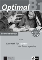 Elke Burger - Optimal - B1: Lehrerhandbuch, m. CD-ROM