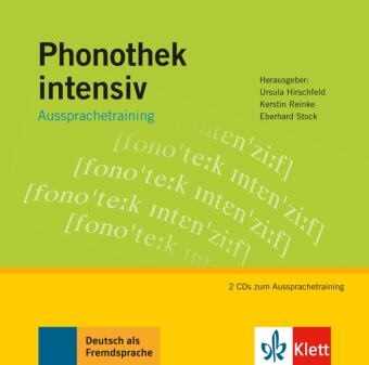 Ursula Hirschfeld, Kerstin Reinke, Eberhard Stock, Ursula Hirschfeld, Kerstin Reinke, Eberhard Stock - Phonothek intensiv, Aussprachetraining, 2 Audio-CDs, Audio-CD (Audio book) - 2 Audio-CDs