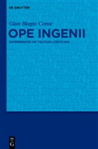 Gian B. Conte, Gian Biagio Conte - Ope ingenii