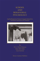 Gle McCuller, Glen McCuller, H A Chri Ninness, H A Chris Ninness, H. A. Chris Ninness, H.A. Chris Ninness... - School and Behavioral Psychology