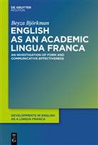 Beyza Björkman - English as an Academic Lingua Franca