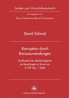 David Schmid - Korruption durch Bonuszuwendungen