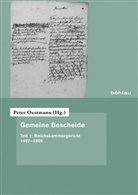 Peter Herausgegeben von Oestmann, Pete Oestmann, Peter Oestmann - Gemeine Bescheide. Tl.1