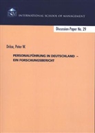 Peter W. Dröse - Personalführung in Deutschland - Ein Forschungsbericht