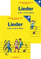 Anja Stettner - Lieder in der 1. und 2. Klasse / Lieder in der 3. und 4. Klasse, 2 Bde. m. 2 Audio-CDs