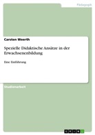 Carsten Weerth - Spezielle Didaktische Ansätze in der Erwachsenenbildung