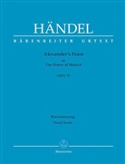 Georg Fr. Händel, Georg Friedrich Händel - Alexanders Feast HWV 75, Revidierter Klavierauszug