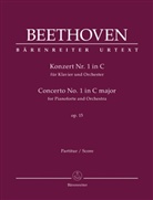 Ludwig van Beethoven, Jonathan Del Mar - Konzert Nr. 1 in C für Klavier und Orchester, op. 15, Partitur