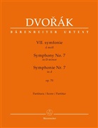 Antonin Dvorak, Antonín Dvorák, Jonathan Del Mar - VII. Symphonie in d-Moll op. 70, Partitur
