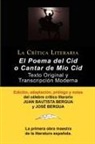 Juan Bautista Bergua, Juan Bautista Bergua - Poema Del Cid o Cantar de Mio Cid