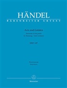 Georg Fr. Händel, Georg Friedrich Händel, Artie Heinrich, Andreas (Bearbeiter) Köhs - Acis and Galatea HWV 49b (2. Fassung), Klavierauszug