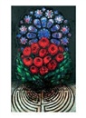 Poster Labyrinth und Rose