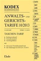 Oskar Strassegger, Werner Doralt - Anwalts- und Gerichtstarife 1/2013 (f. Österreich)